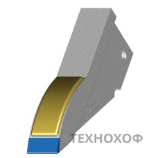 Леміш культиватора 87460071DH ECOLOTIGER DIAMANT/HARDFACE арт.(CC200002DH) Леміш культиватора 87460071DH ECOLOTIGER DIAMANT/HARDFACE арт.(CC200002DH)