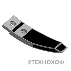 Долото культиватора CH054H 2-hole 80x20 hardface  арт.(CH000054H)