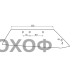 Лемех под долото 27082701  SSP 332 OS  арт.(CR000085)